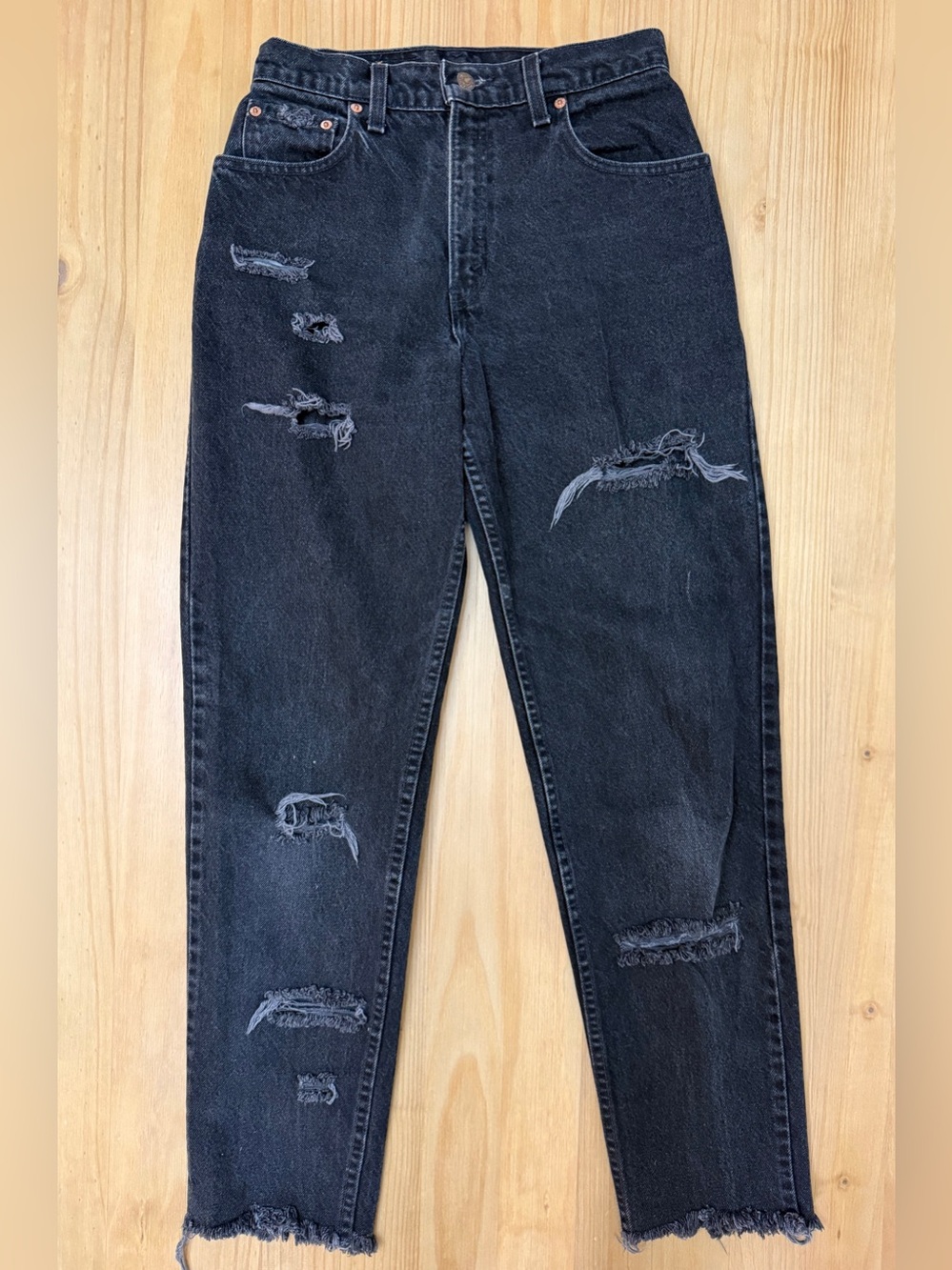Vintage Levi 551 Relaxed Fit Tapered Leg 8 Long